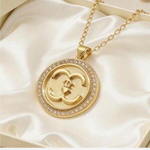 Fashion Jewelry Gold and Silver Pendant Necklace